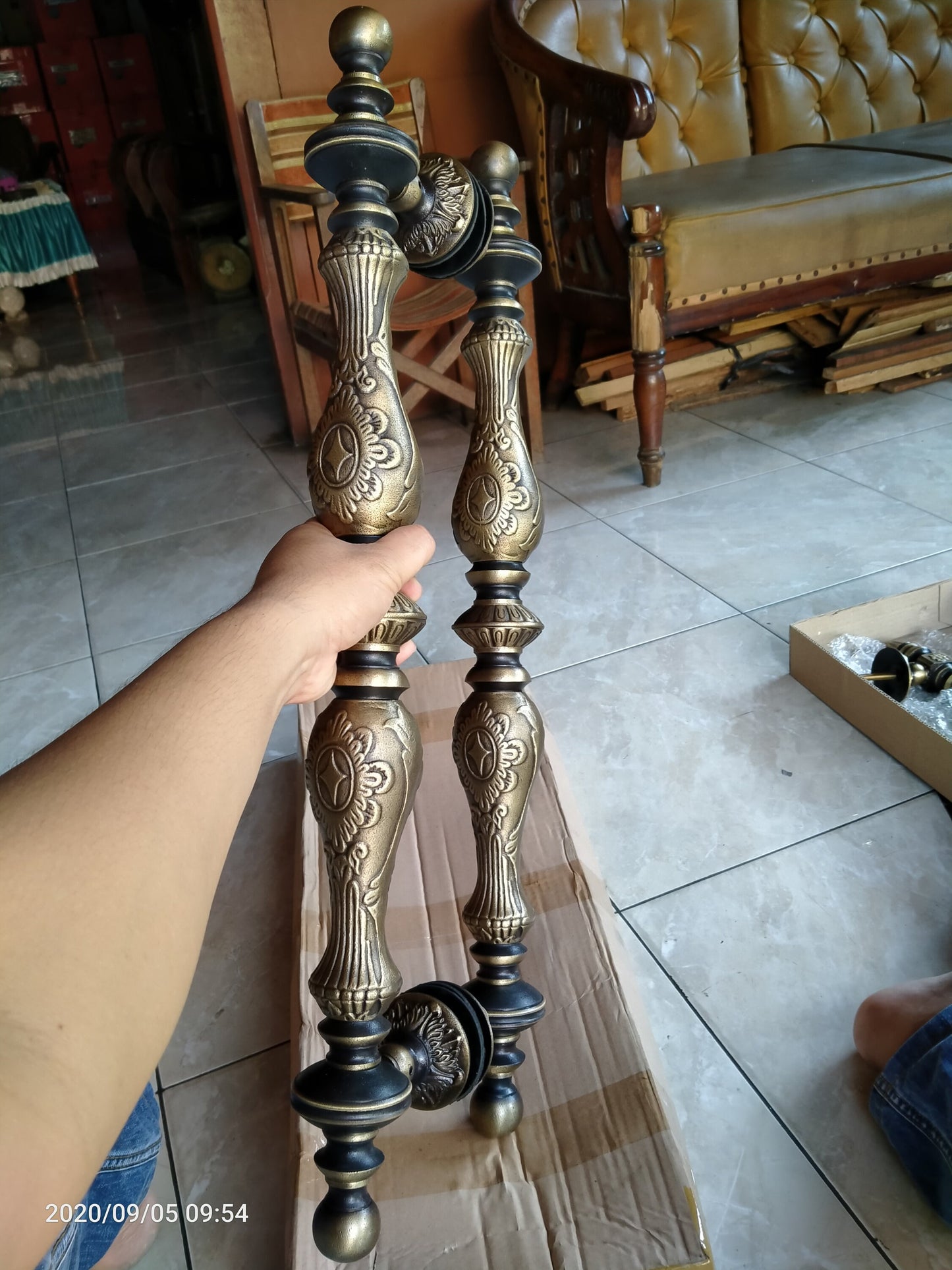26.5"Inchi Yoyo Style Main Entry Brass Door Pulls | Brass door handle | Brass door pull With Express Shiping