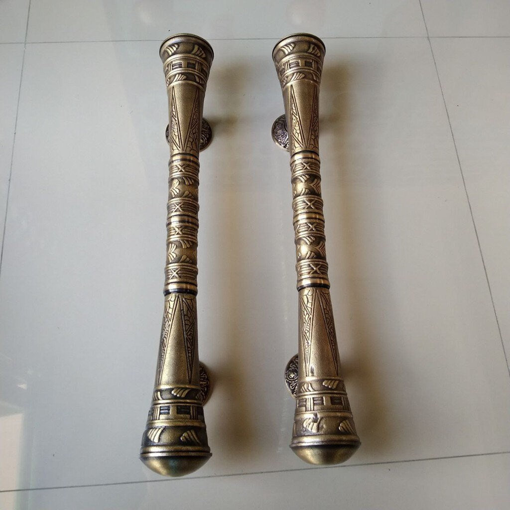 22" Inchi Pairs Victorian Main Entry Brass Door Pulls | Brass door handle | Brass door pull With Express Shiping