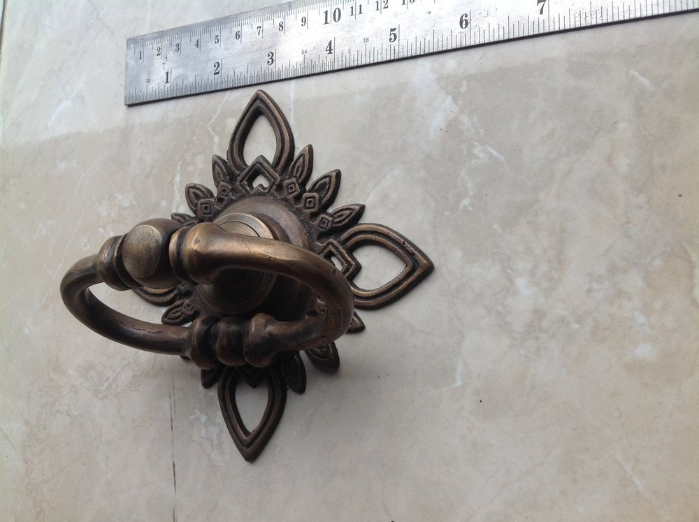 5.8" Inches 2 pcs Vintage Antique Cabinet Door Drawer Round Pull Handle KNOB GBY 037
