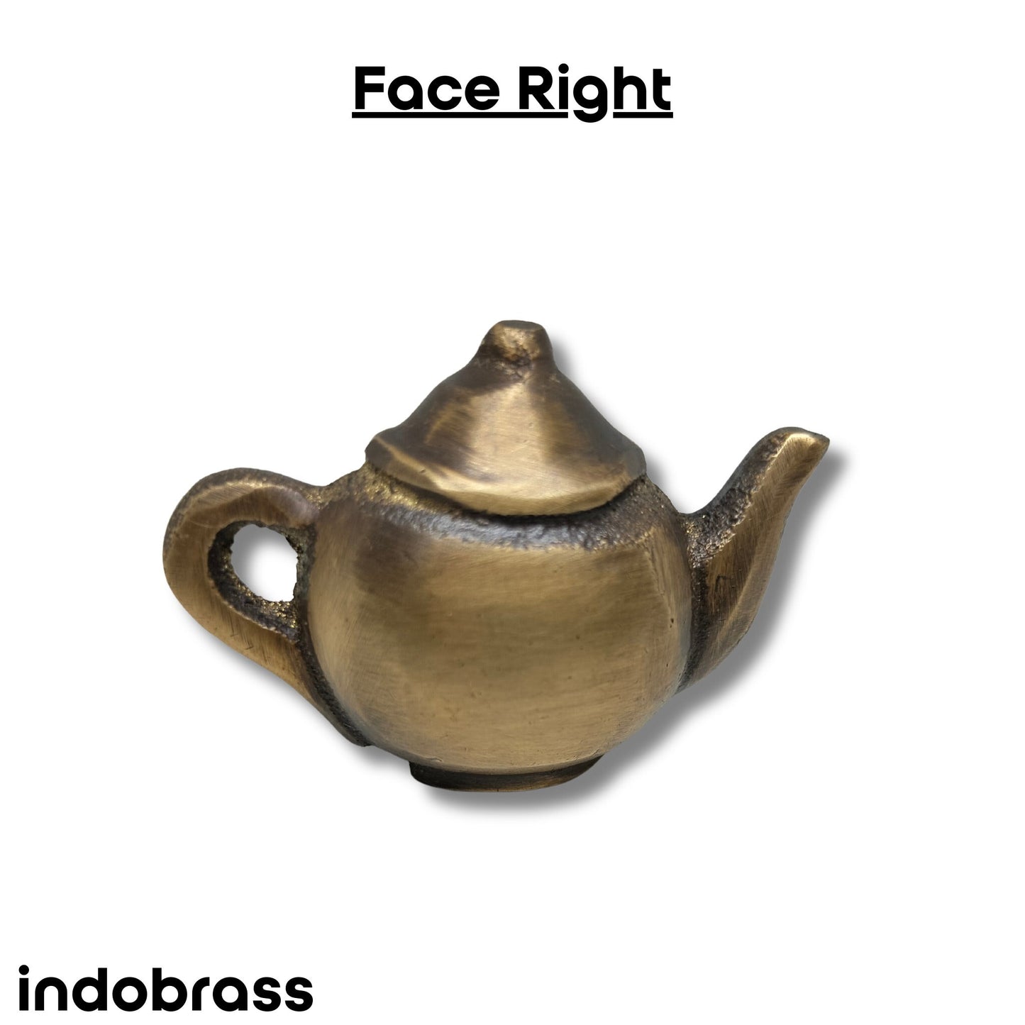 2Pair Vintage Teapot Fantasy and shell Knob hardware Solid Brass Cabinet Door Brass KNOB Drawer Handle