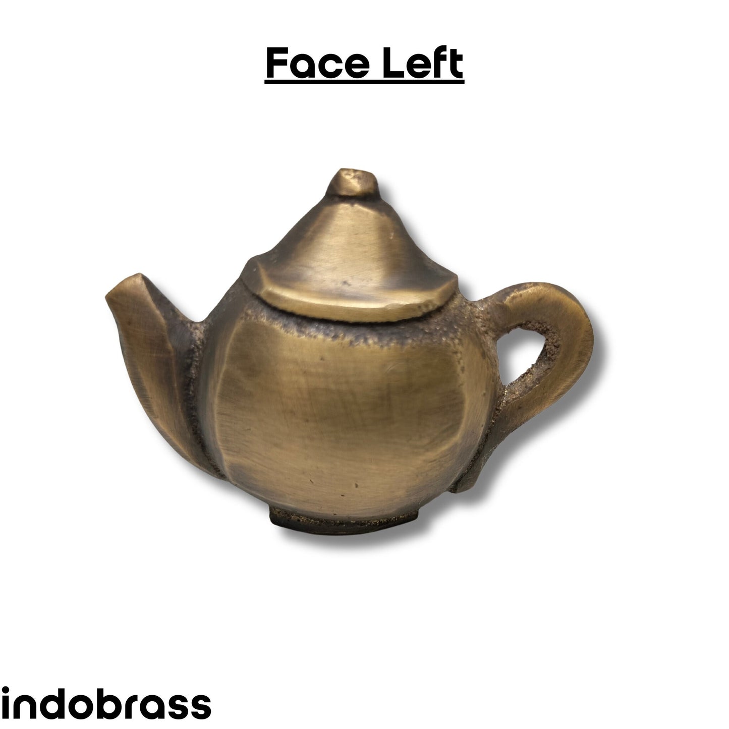 2Pair Vintage Teapot Fantasy and shell Knob hardware Solid Brass Cabinet Door Brass KNOB Drawer Handle