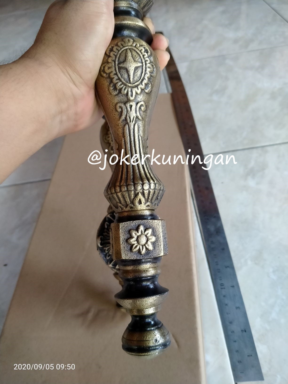 20.47" Inchi Pairs Brass Stars Door Pulls | Brass door handle | Brass door pull