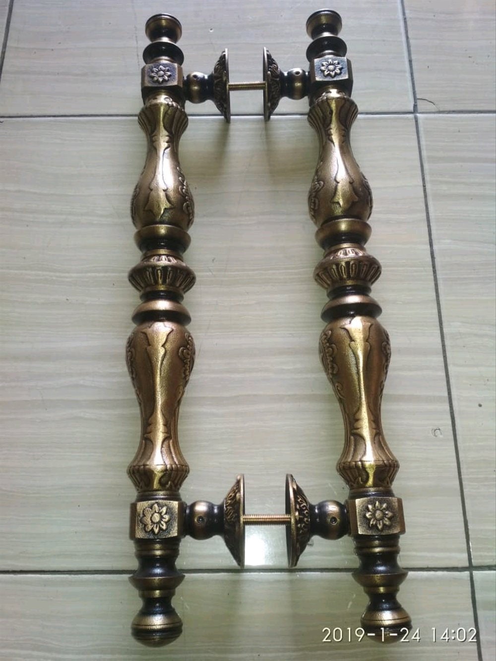 20.47" Inchi Pairs Brass Stars Door Pulls | Brass door handle | Brass door pull