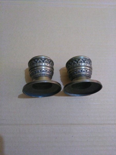 2.75 Inches Lot of 2 pcs Brass Door Pull - Brass Door Knob - Cabinet pull