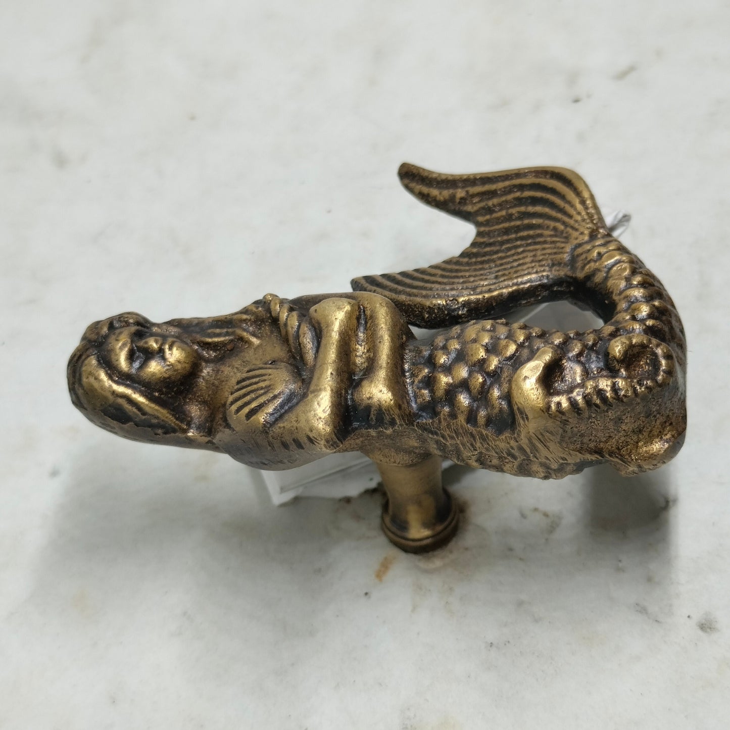 Lot of 4Pieces Solid Brass MERMAID Cabinet handle Solid Brass KNOB antique Drawer Pull