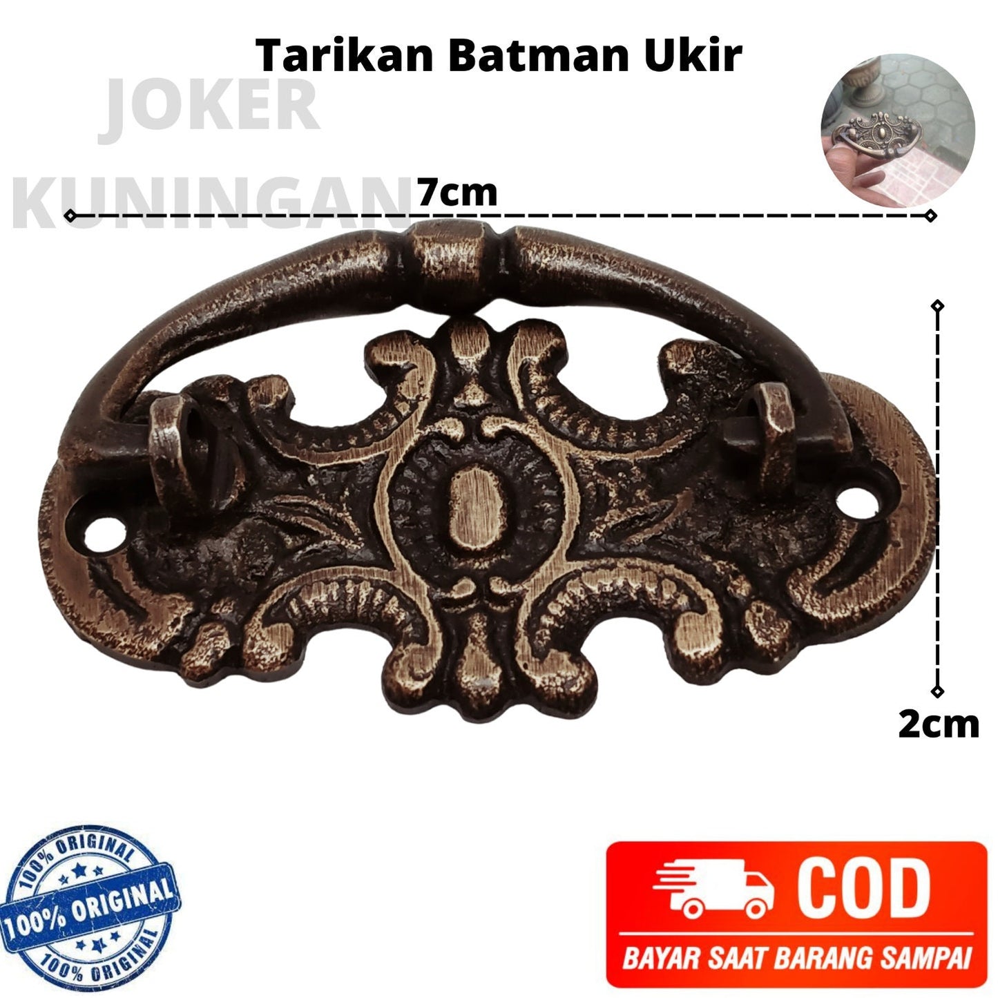 Set of 6 pcs Vintage Carved Batman Antique Knob Drawer Pulls Cabinet Handle Antique Solid Brass Closet Door Drawer Pulls Hardware