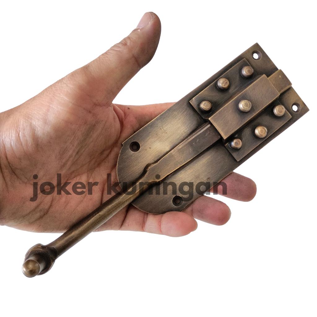 20cm Lot of 4pcs lightweight Heavy French Bolts Solid Antique Brass Old Style Door Flush slide