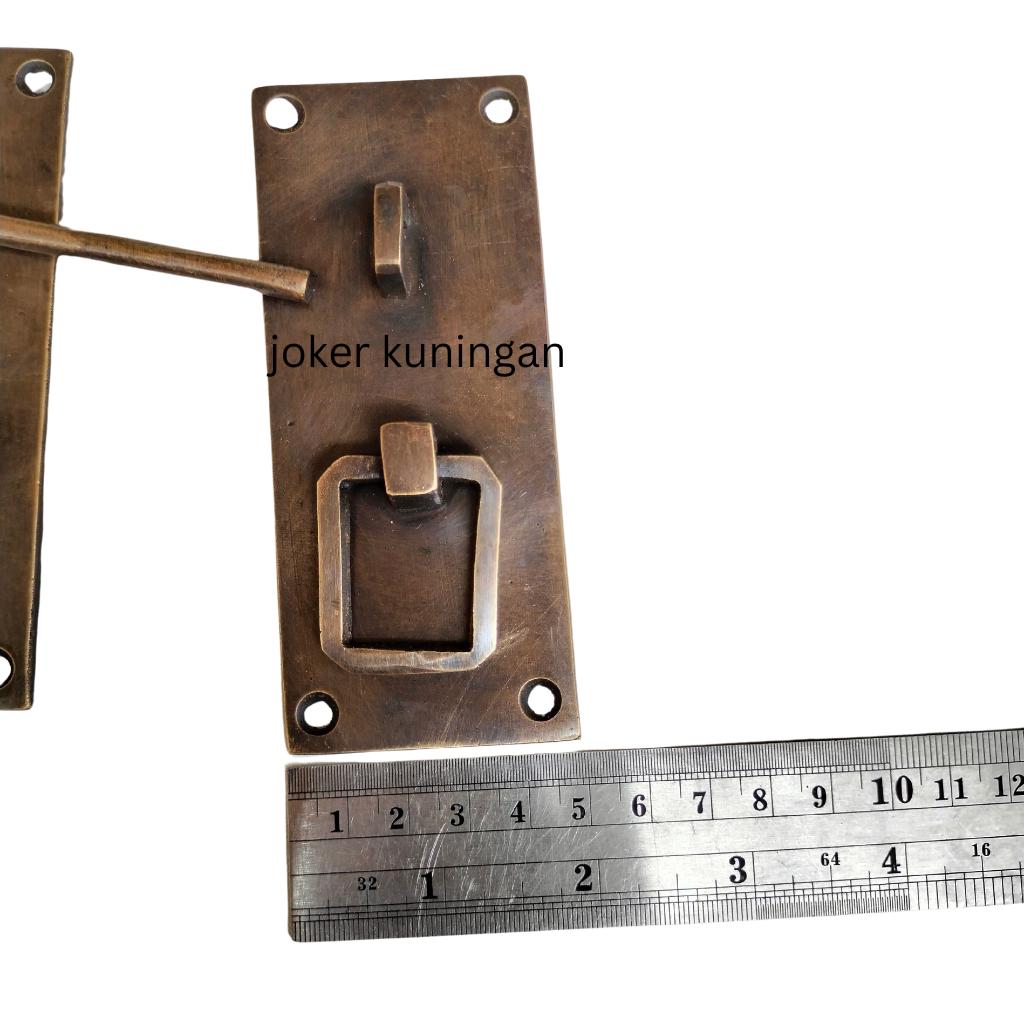 4.5" inches Vintage Solid Brass Retro Long Drawer LATCH Cabinet LATCH Door Box LATCH