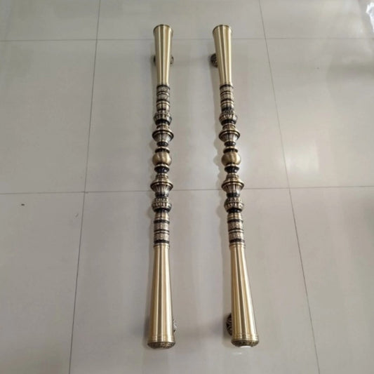 39" Inches Pair Very Long Pair main entry door pull handle for front door solid Brass | Brass door pull | brass door handle