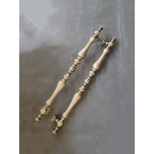 36" inches Pair / 2pcs Set Vintage Vas Brass Door Handle - Brass Dool Pull - Big Door Pull