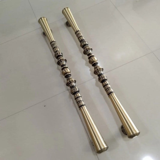 100cm Pair/2Pieces Very Long Pair main entry door pull handle for front door solid Brass | Brass door pull | brass door handle