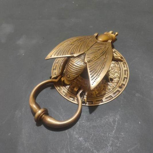 9.05" inches Solid Brass Unique Flies | Fly | Bugs Animal Front Door Knocker Cast Solid Brass With Express Shiping