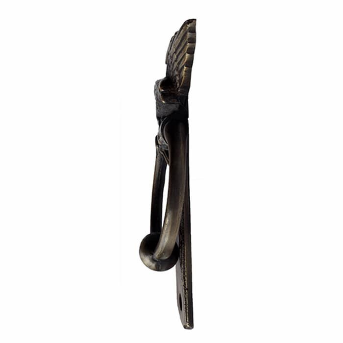 5.75" Main Entry Brass Door Knocker- American Eagle