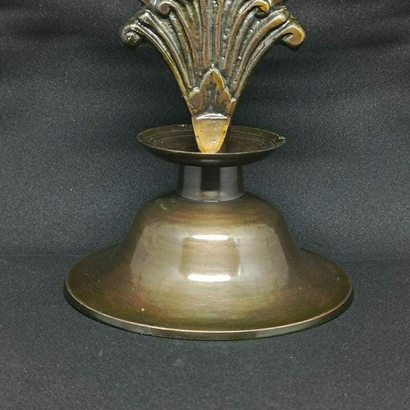 7 Holes Vintage Antique Brass Candle Holder