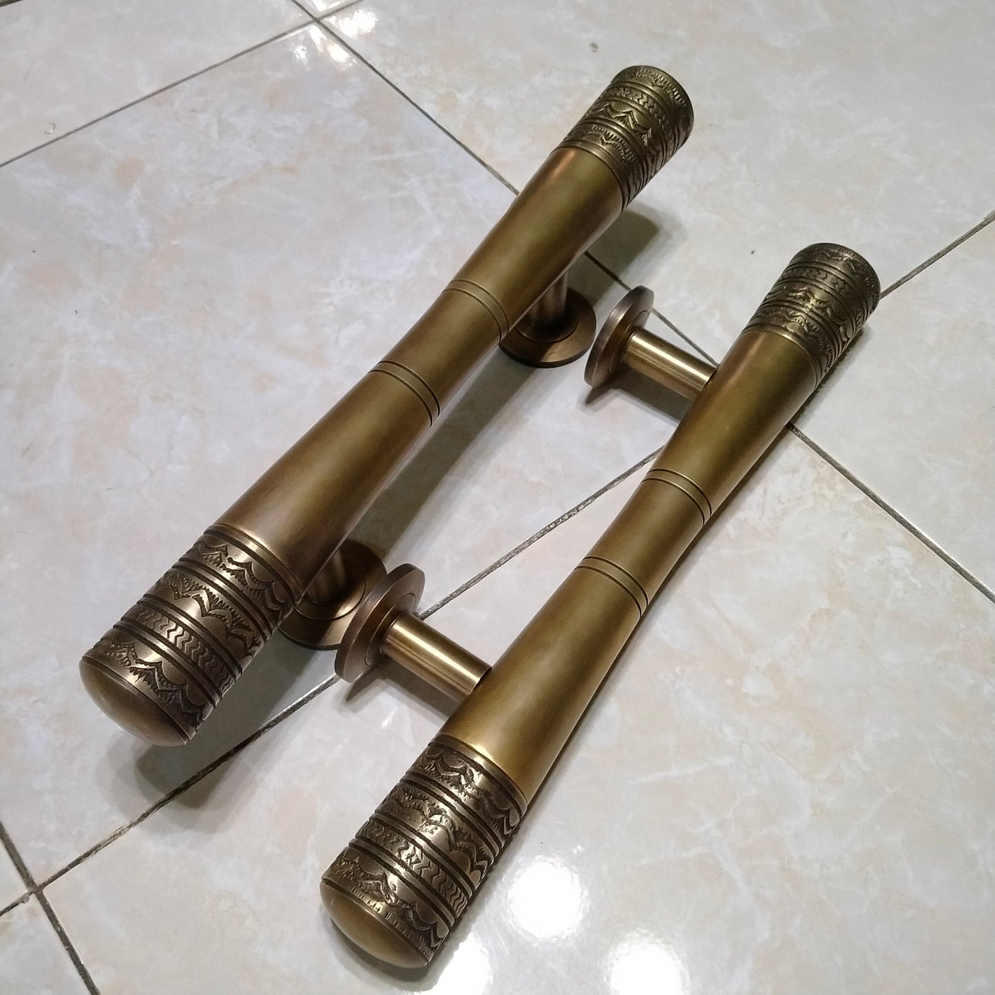 40cm Pairs Main Entry  brass door handle Brass door pull Door Knob, Shower Door Handle, Main Door Handle