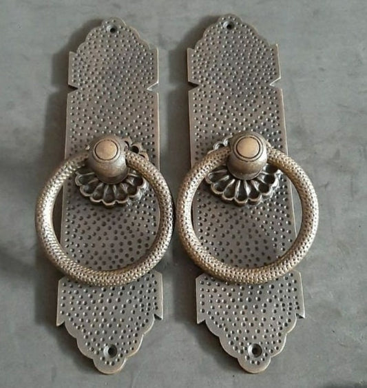 2 pcs Vintage Antique Brass door pull Cabinet handle knob pull | Brass dool pull | Brass door handle GBY 169