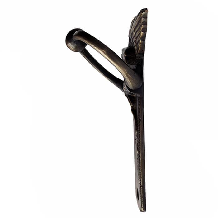 5.75" Main Entry Brass Door Knocker- American Eagle
