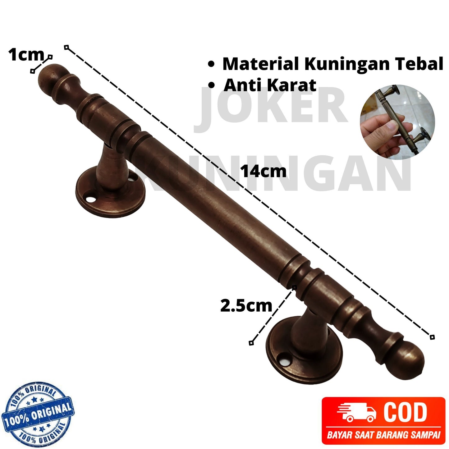 14cm lot of 8 pcs Kitchen Cabinet Grab pulls Old Style Door Handle old Style heavy Solid Brass Box Pulls