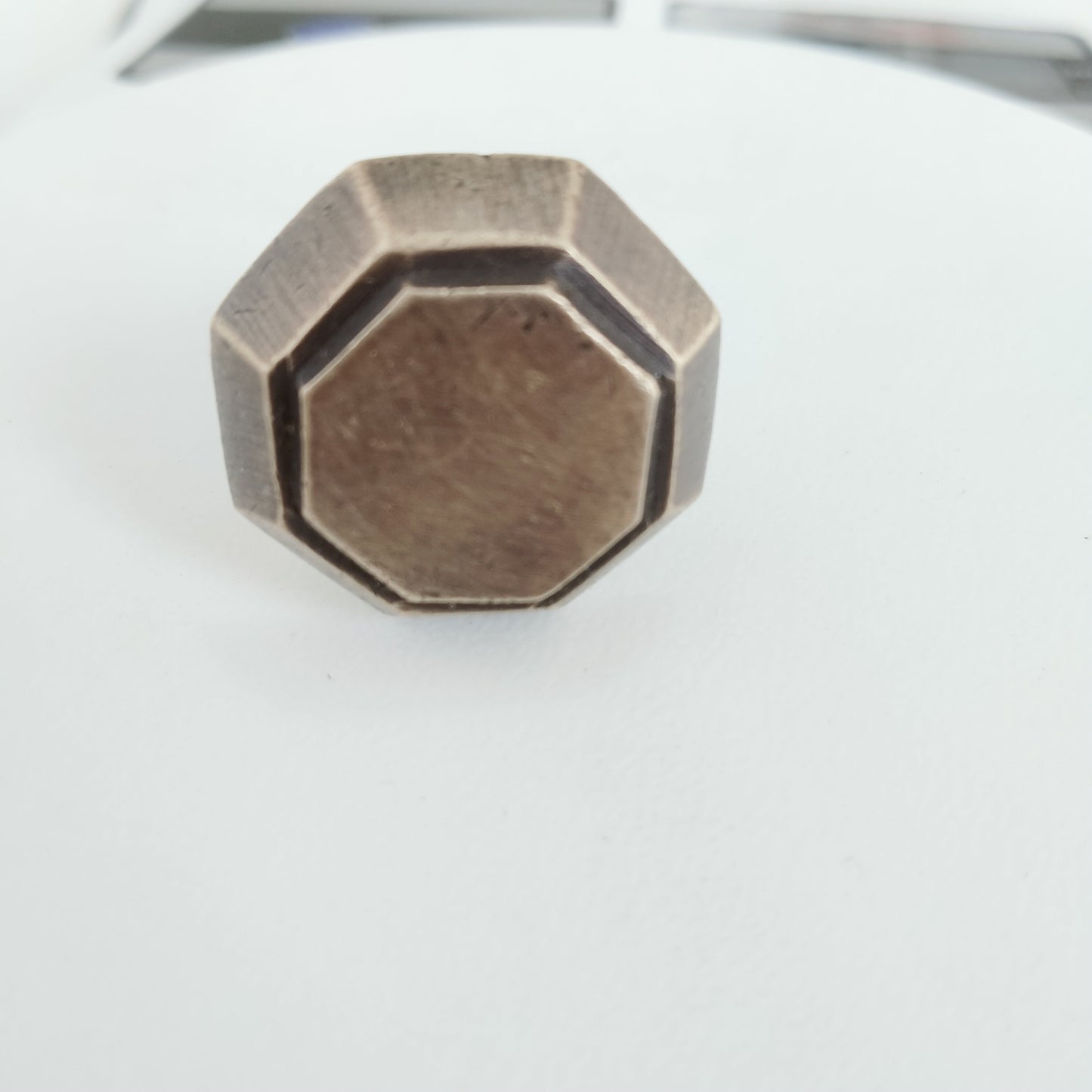 Lot of 6 pieces octagon bras knob | brass cabinet knob | Cabinet Handle, Trunk Handle, Gate Handle, Kitchen Drawer Pull