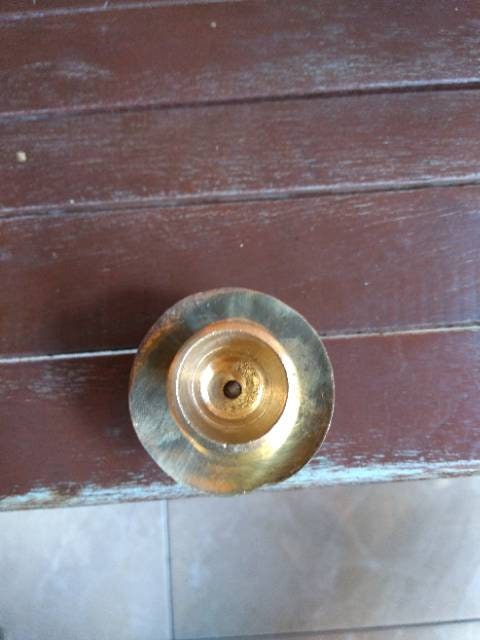 1 Holes Swan Brass Candle Holder