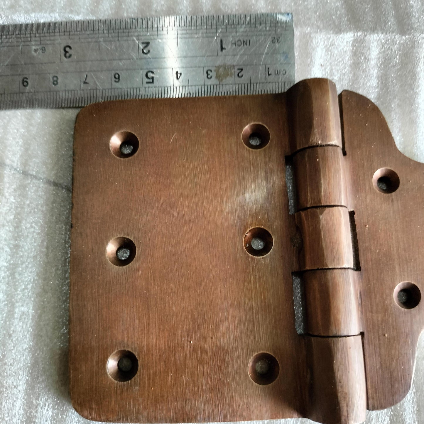 1Pair(2Pcs) 14" inch Pair Vintage Old Anchor Motif  Solid Brass Hinges Door Hinge