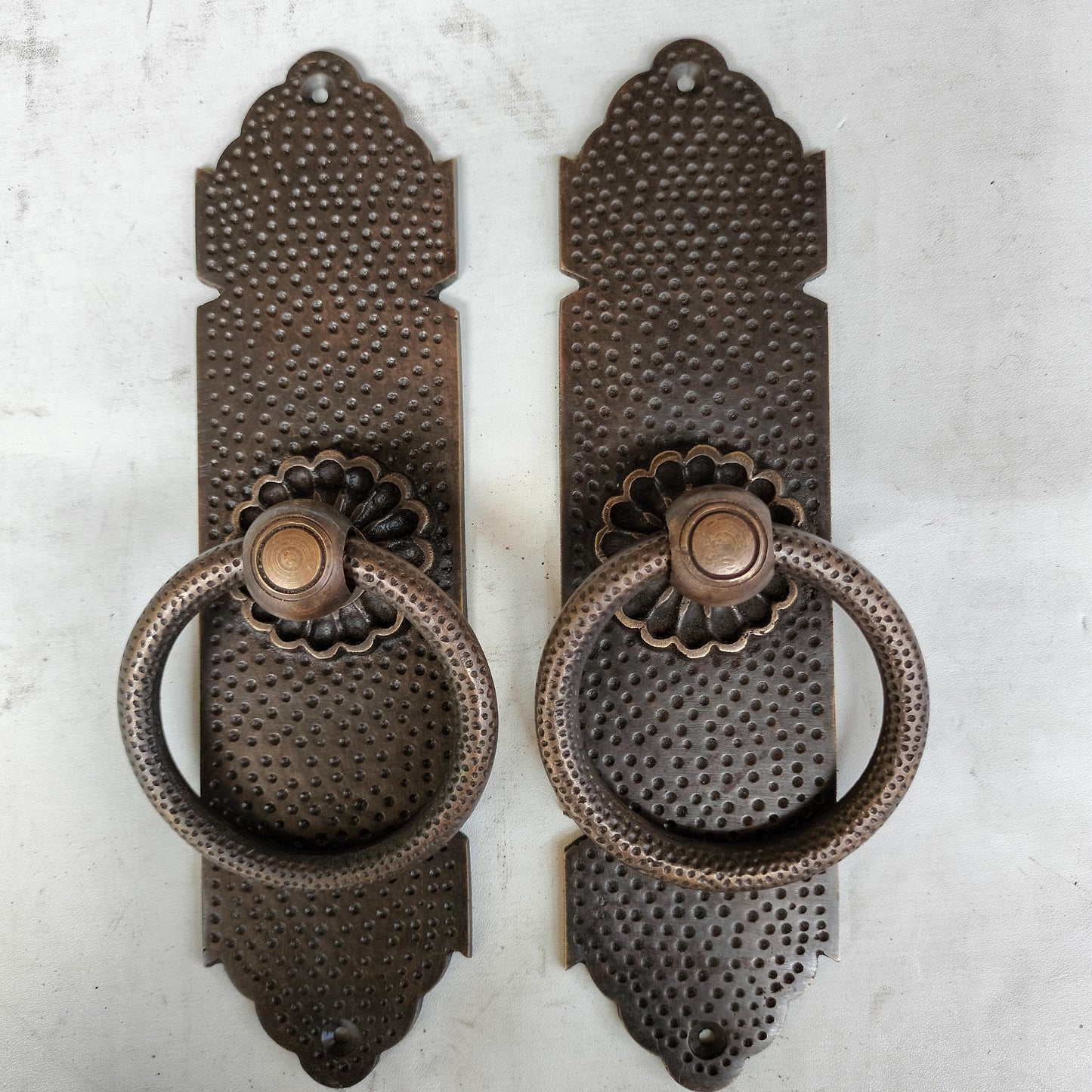 1Pair Brass Door Pull Pair Antique, Door Pull Ring, Entry Door Handle, Door Handle Pull, Door Handle Set GBY100