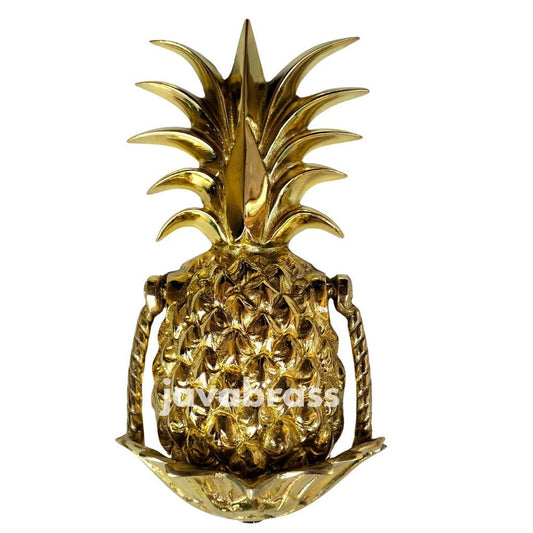 10" Inch Polished solid Brass Pineapple Door Knocker 25cm stunning heavy front door banger