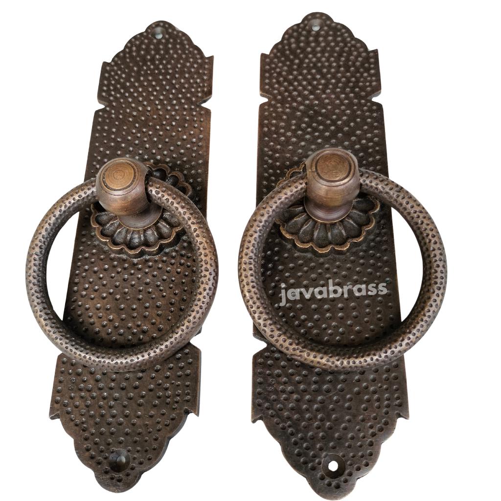 1Pair Brass Door Pull Pair Antique, Door Pull Ring, Entry Door Handle, Door Handle Pull, Door Handle Set GBY100