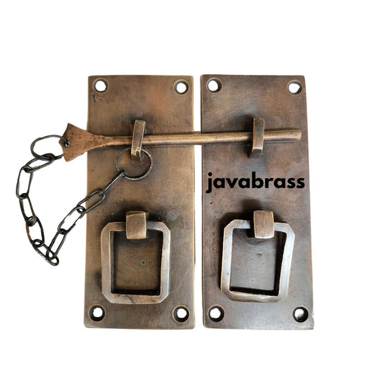 4.5" inches Vintage Solid Brass Retro Long Drawer LATCH Cabinet LATCH Door Box LATCH